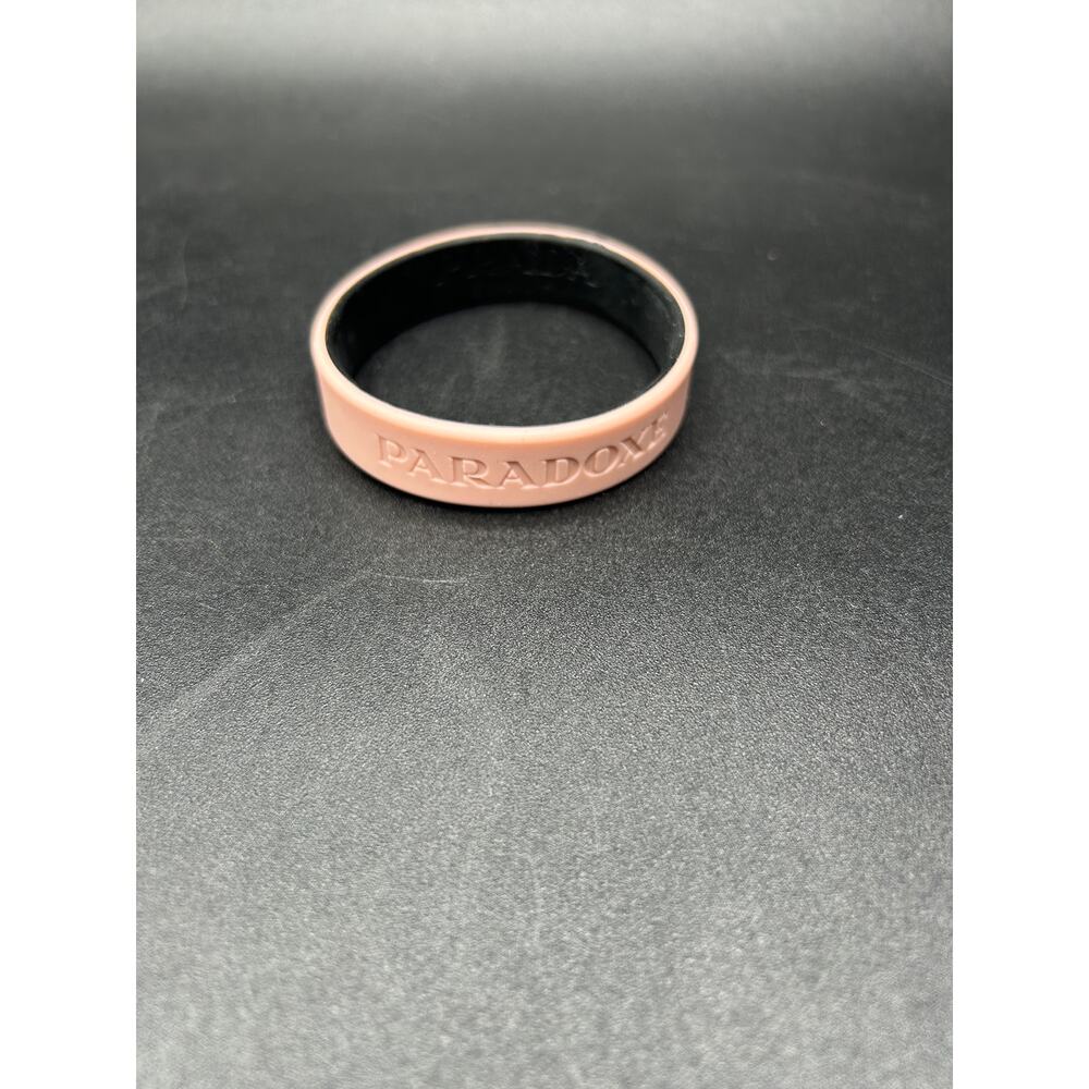 Reversible Prada Beauty pink plastic bracelet